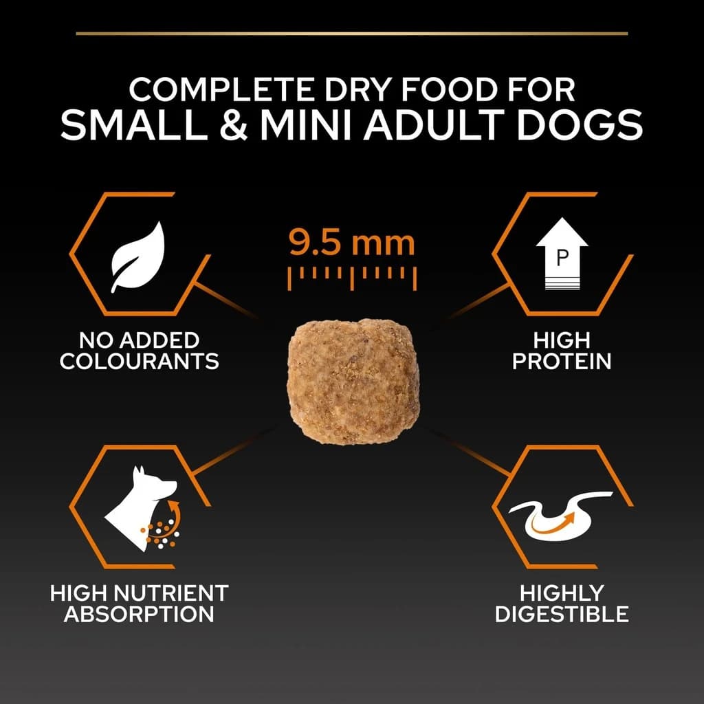 Pro Plan Small Mini Adult Dry Dog Food with Chicken 3 Kg
