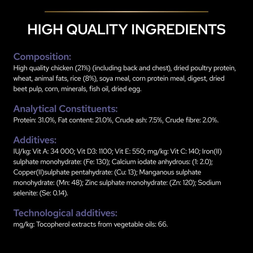 Pro Plan Performance Dry Dog Food with Chicken 18Kg