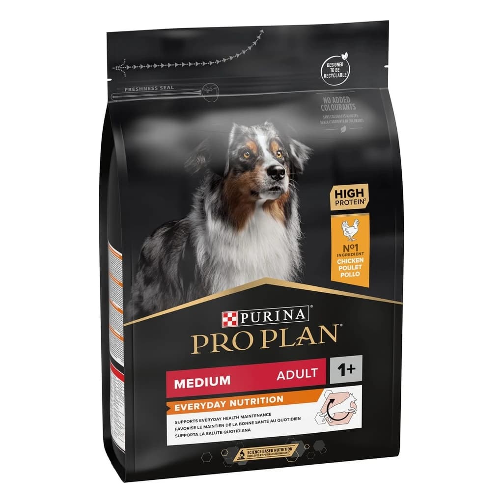 Pro Plan Medium Adult Dry Dog Food with Chicken 3Kg