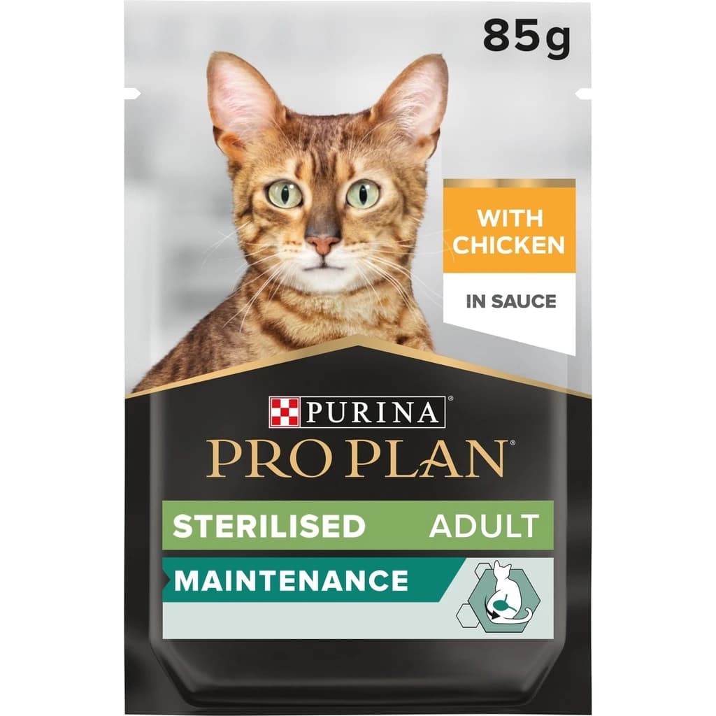 Pro Plan Sterilized Adult Renal Plus Wet Cat Food - Chicken in Gravy 85g