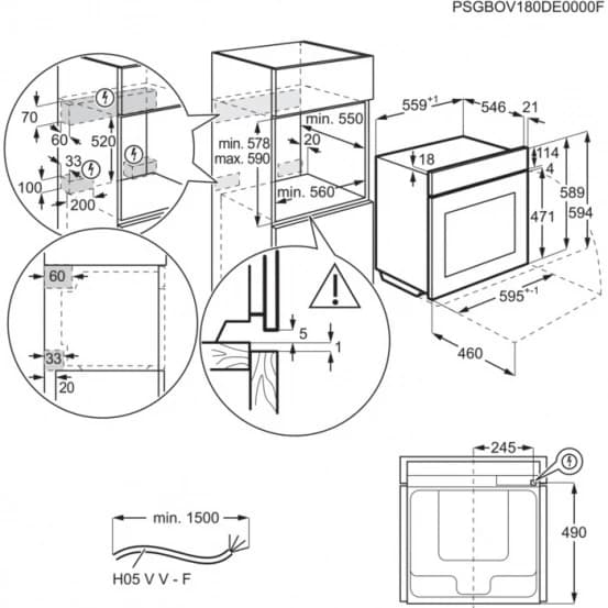 BEB331110B Multifunctional Oven