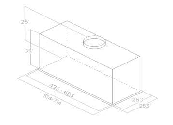 INNER72 Built-In Hood