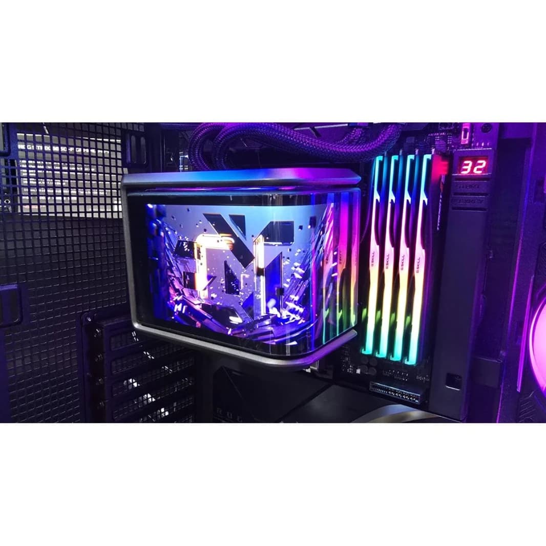 ASUS ROG Ryuo IV SLC 360 ARGB Liquid CPU Cooler with AMOLED Display