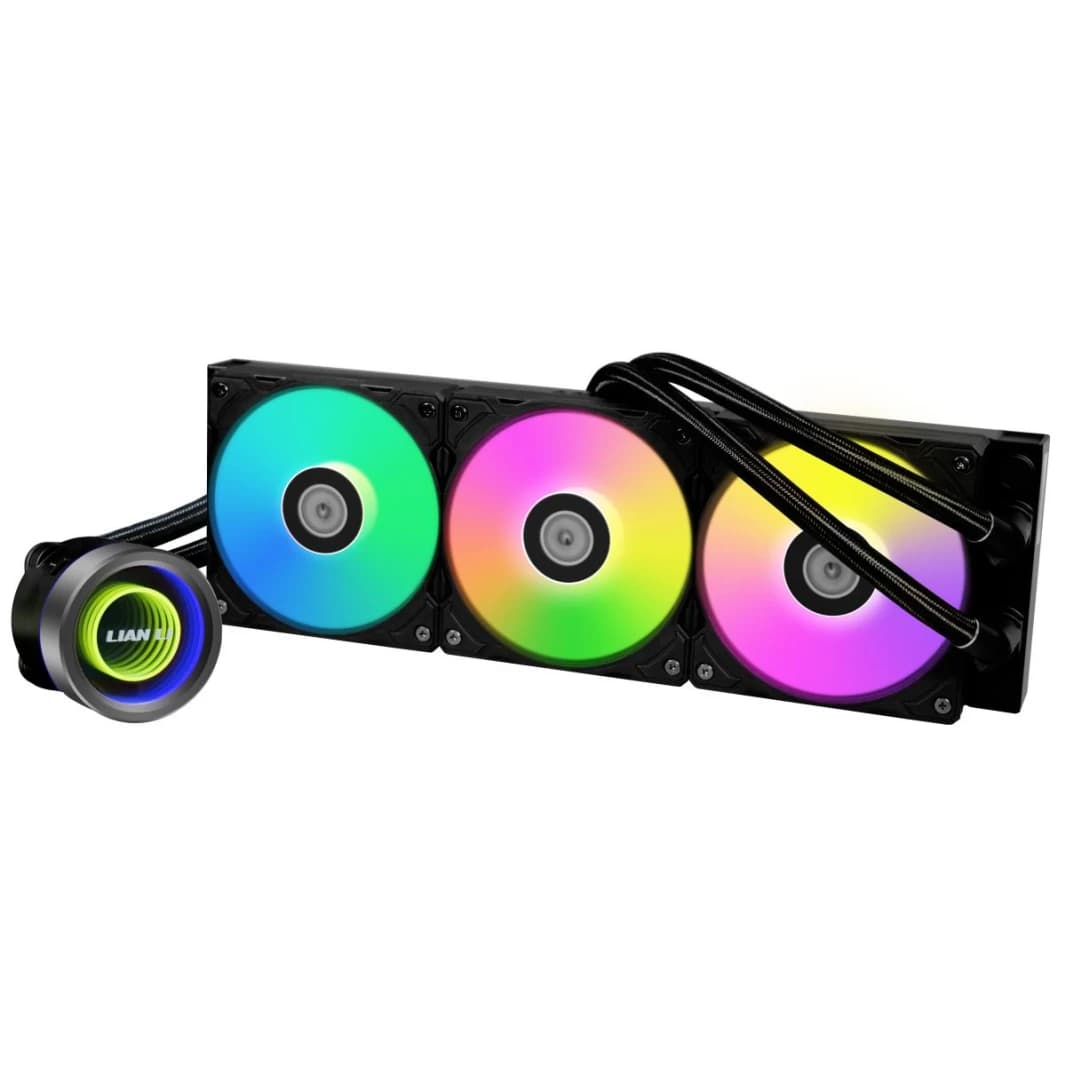 Lian Li TRINITY II 360 ARGB AIO CPU Liquid Cooler - Black