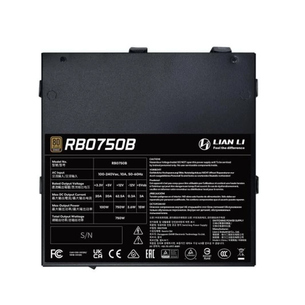 Lian Li 750W 80 PLUS Bronze Non-Modular PSU
