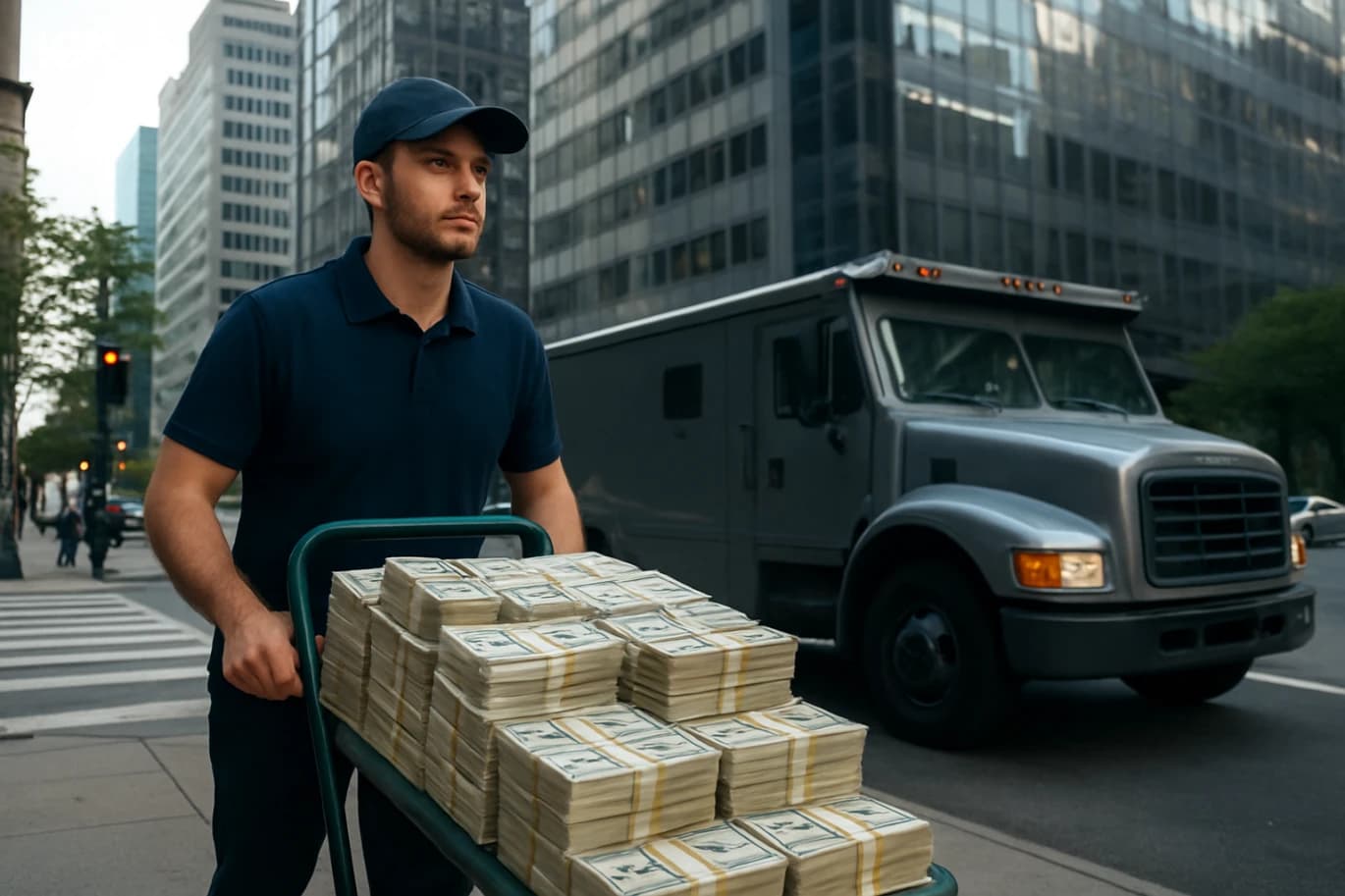 The Hidden Logistics of Cash in Modern Cities