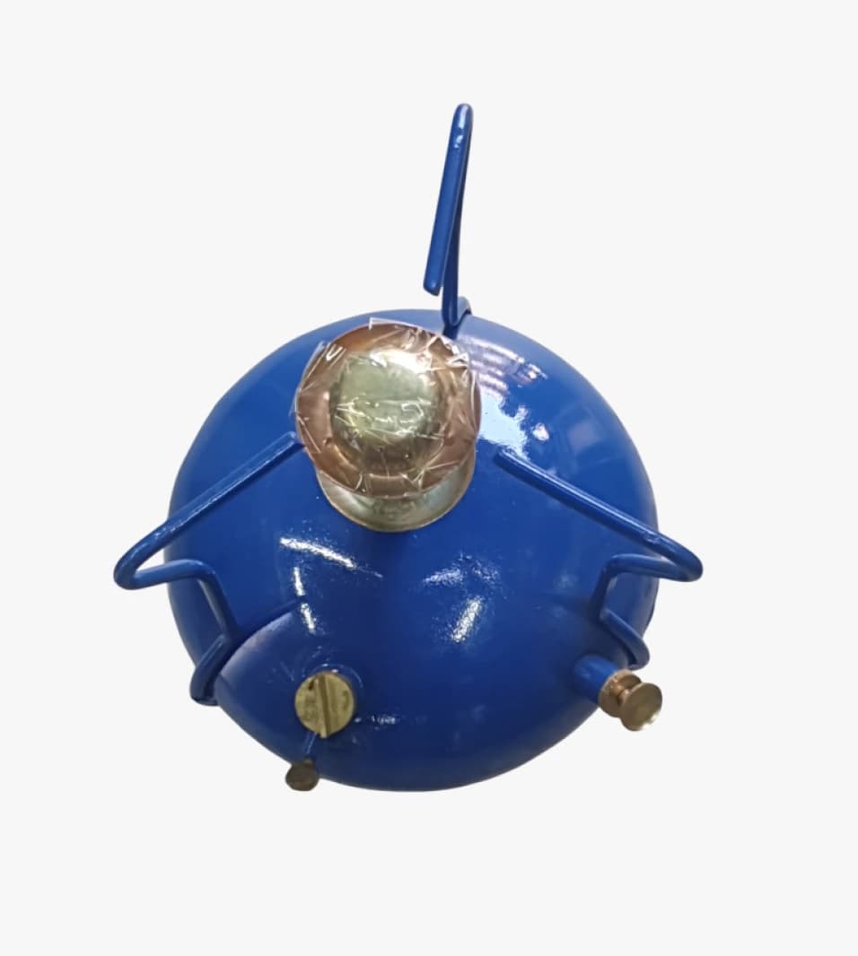 Portable Gas Stove Small Blue Efficient Design Perfect for Camping and Outdoor Adventures with User-Friendly Interface