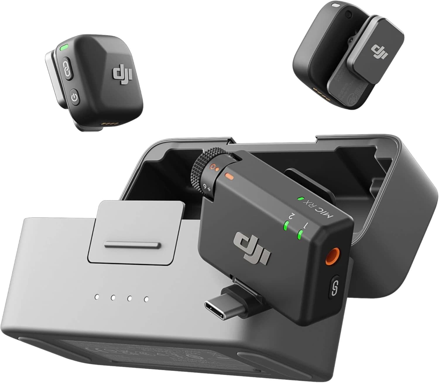 DJI Mic Mini Wireless Lavalier Microphone with Charging Case