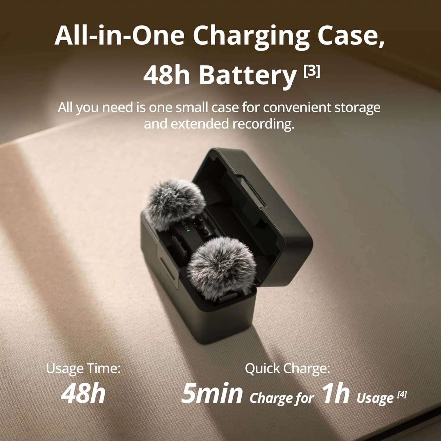 DJI Mic Mini Wireless Lavalier Microphone with Charging Case