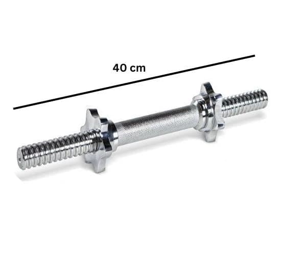 Chrome dumbbell Bar (35cm) 25mm