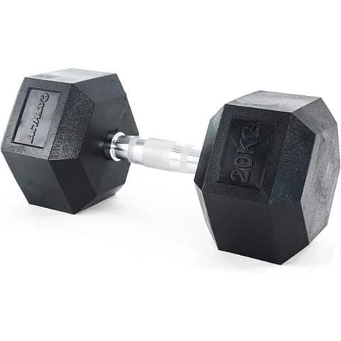 Rubber Hex Dumbbell 1-10kg