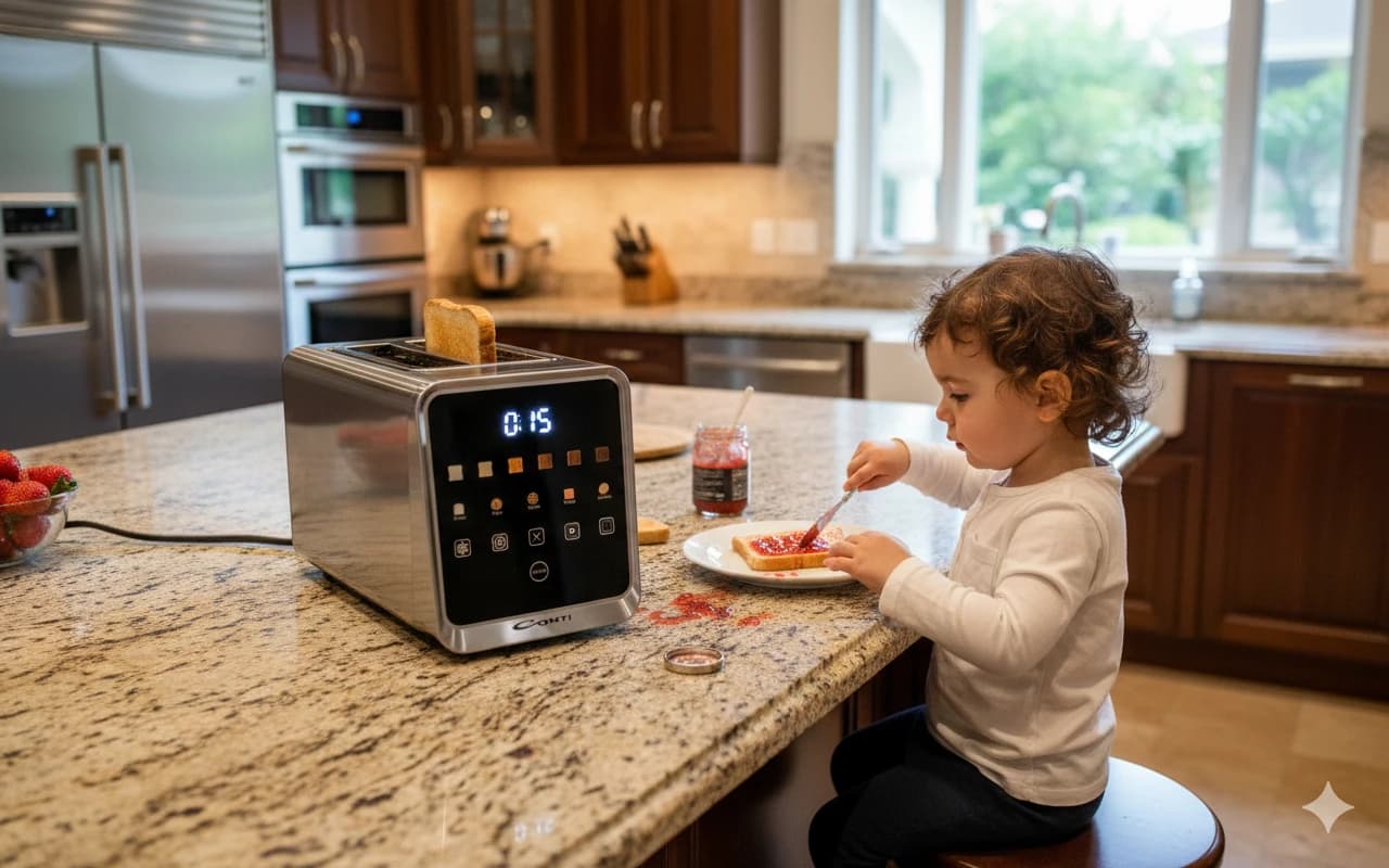 Conte Digital Electric Toaster