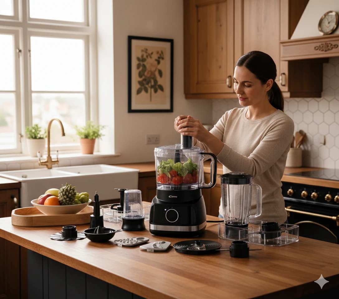 Conti 9-in-1 Food Processor, 800W
