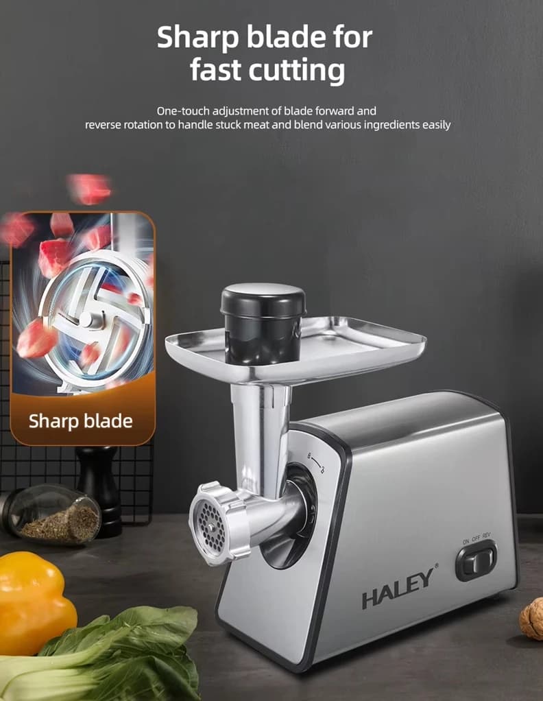 Hailey Meat Grinder with 2600W Power