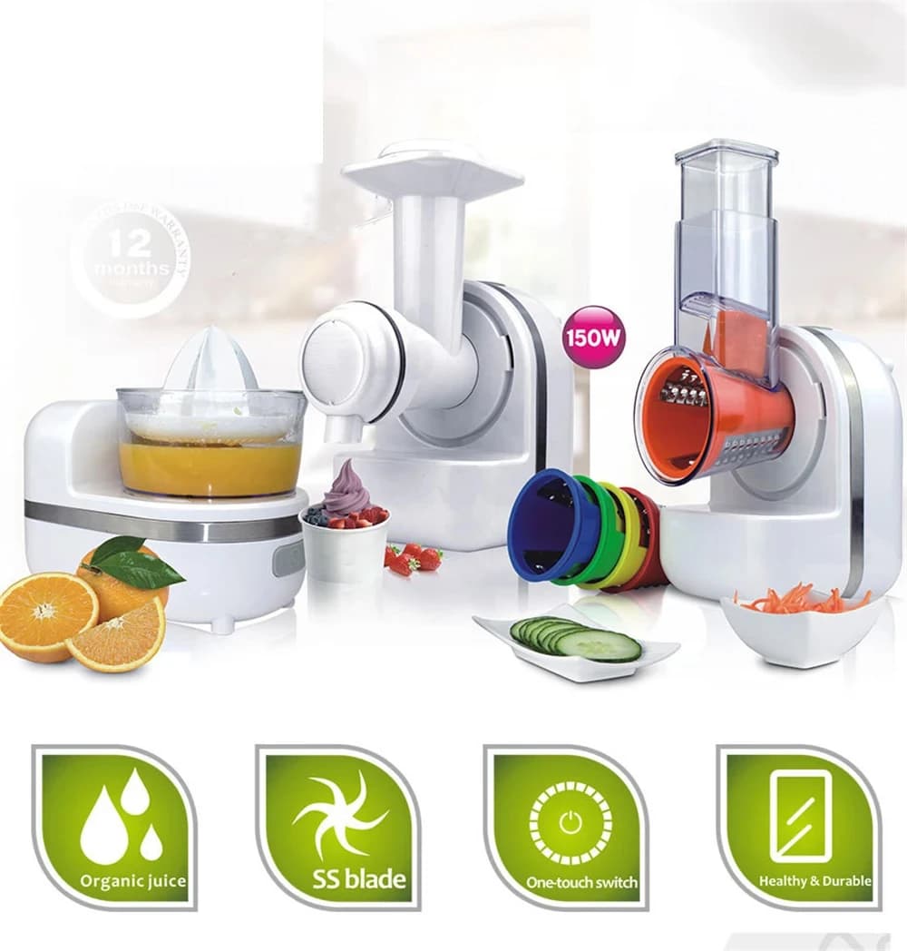Sayona 7-in-1 Ice Cream Maker & Food Processor