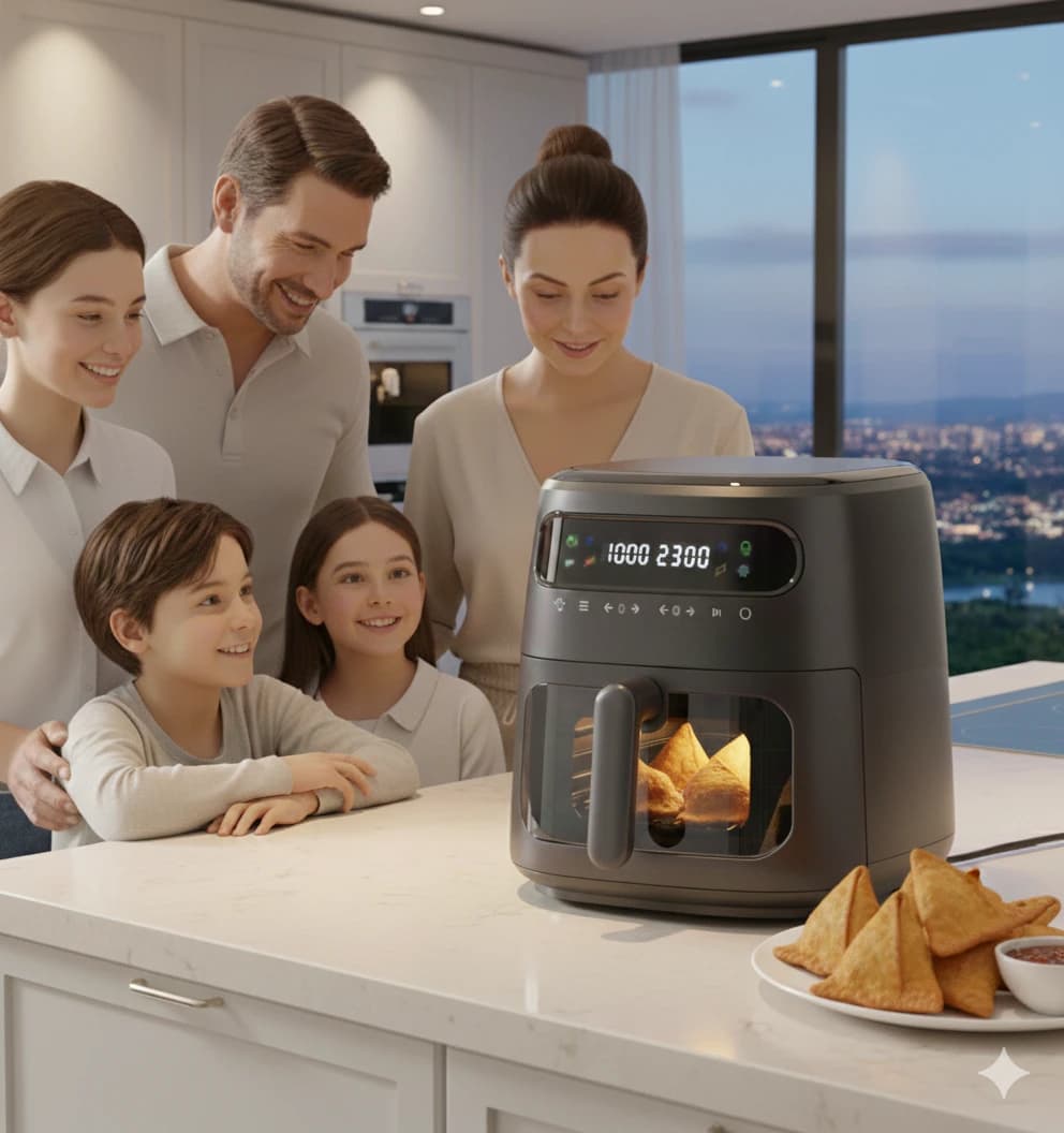 Conte Brand Air Fryer with 8L Capacity