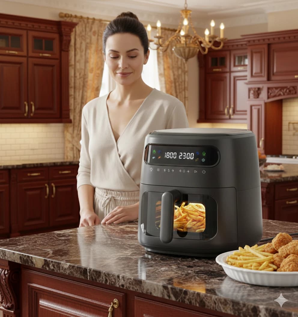 Conte Brand Air Fryer with 8L Capacity