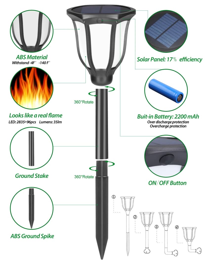 Solar Powered Garden Lighting