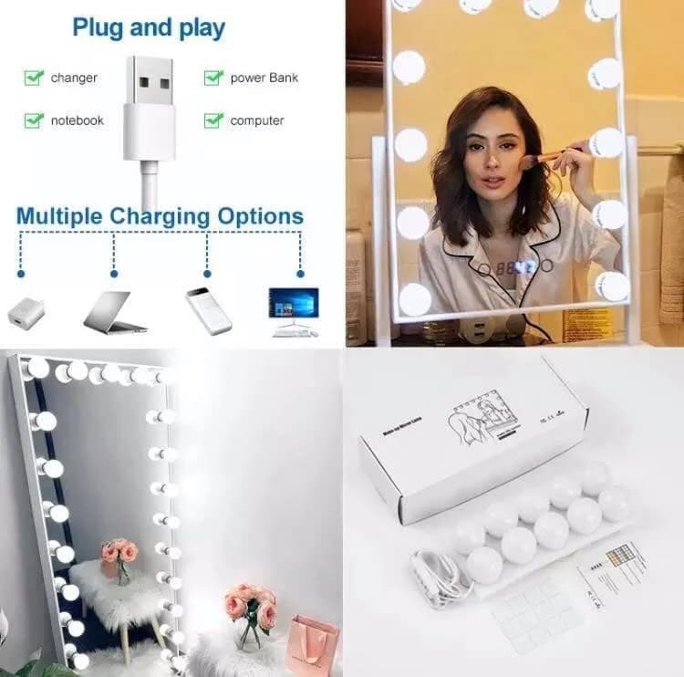 Mirror Light Bulbs with 10 Bulbs
