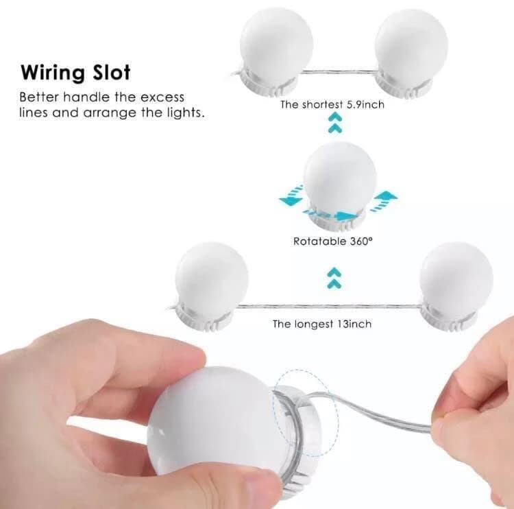 Mirror Light Bulbs with 10 Bulbs