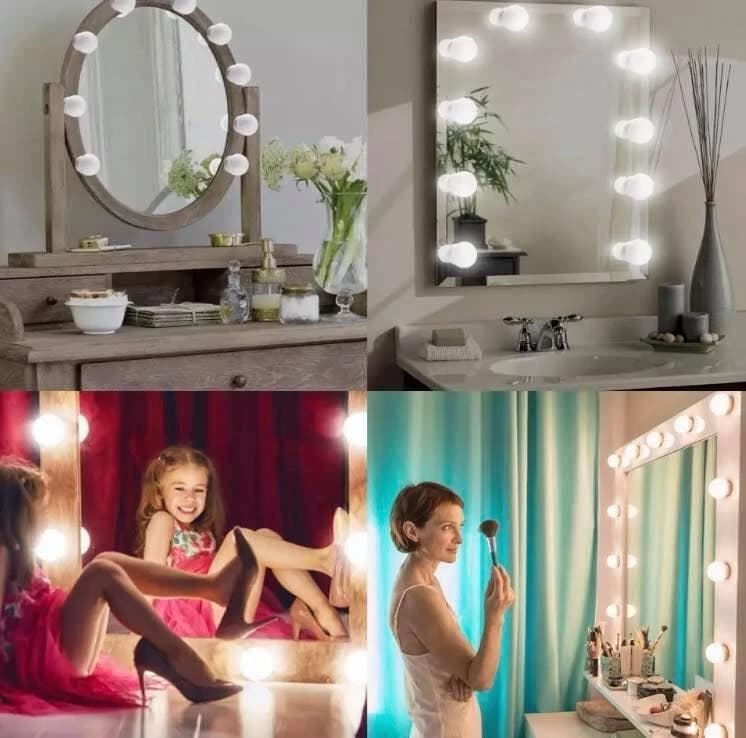 Mirror Light Bulbs with 10 Bulbs