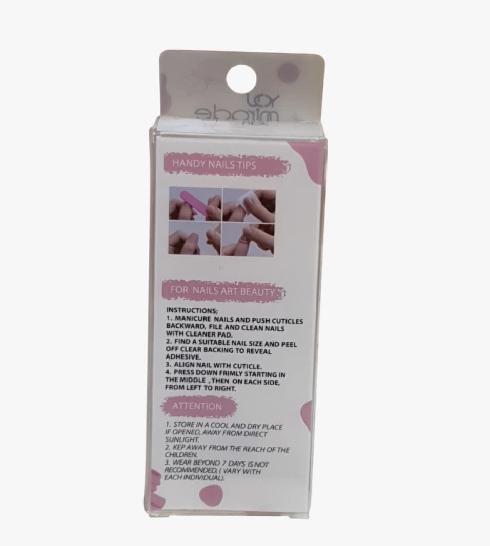 Youj Miracle Gel Nail Extensions for Long-Lasting Stylish Look, Glue-Free Application, Designed for Women’s Nails.