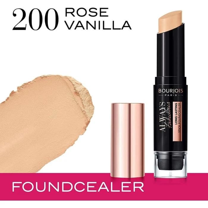 Bourjois Always Fabulous Foundation & Concealer Stick with Blender - Rose Vanilla 200