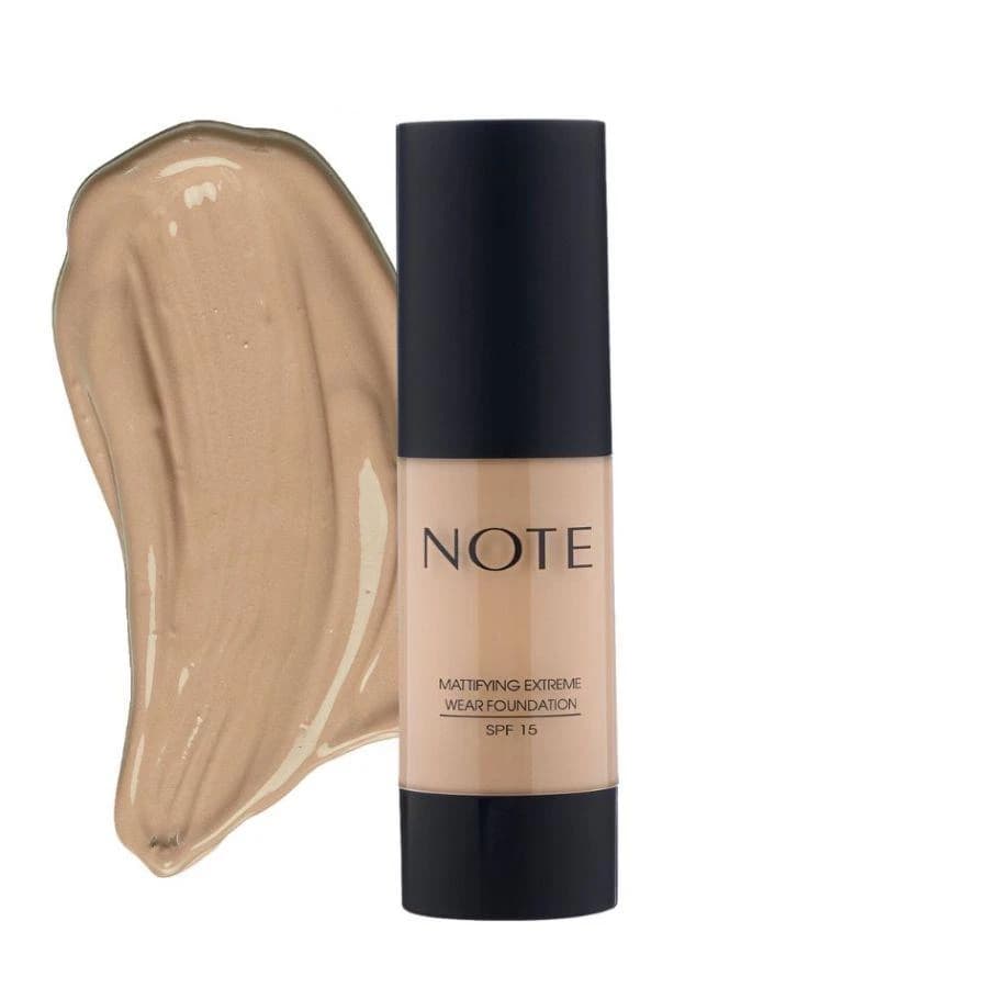 Note Maatifying Extreme Wear Foundation Shades SPF 15