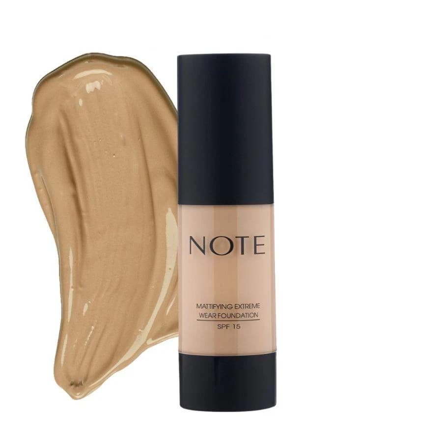 Note Maatifying Extreme Wear Foundation Shades SPF 15