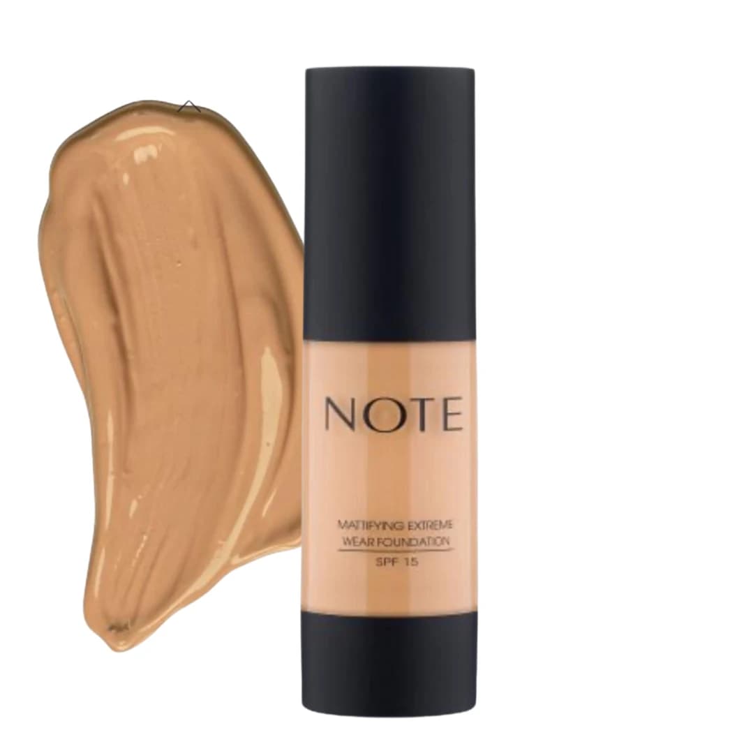 Note Maatifying Extreme Wear Foundation Shades SPF 15