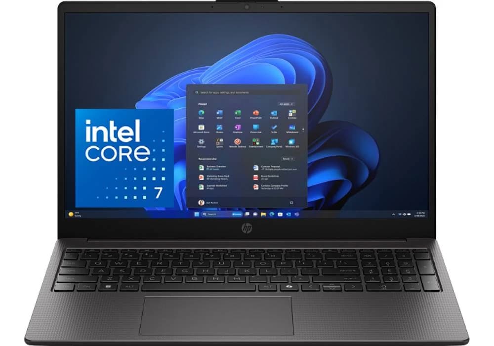 لاب توب HP Business 250R G10 نوت بوك، إنتل كور 7 150U، 16 جيجا بايت DDR5، 512 جيجا بايت SSD، 15.6 بوصة