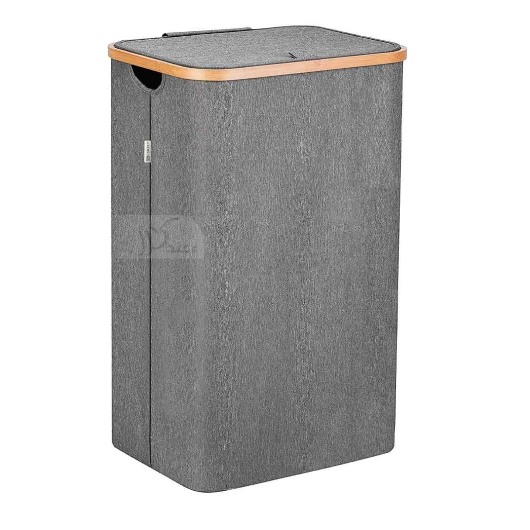 Laundry Basket with Bamboo Handle