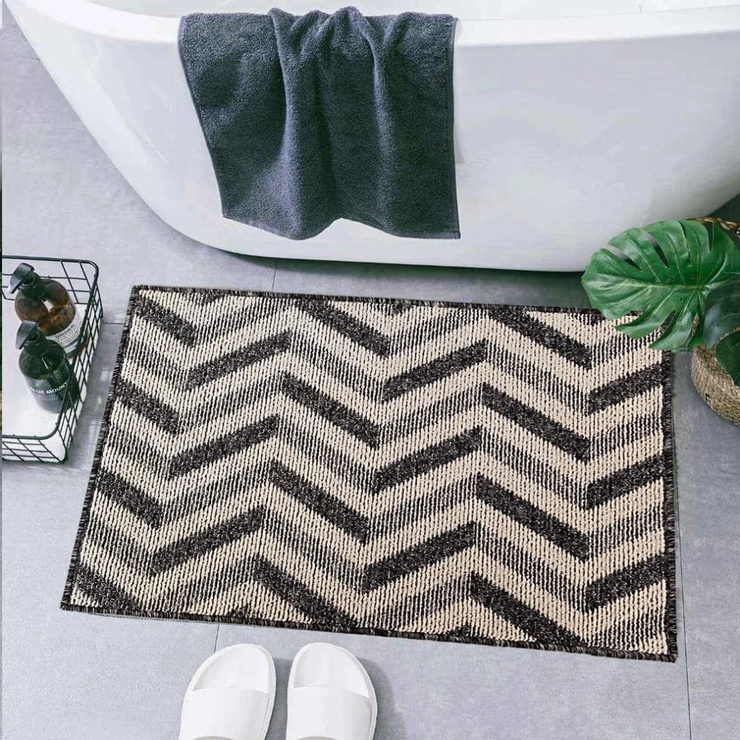 Moquette Bath Mat Soft Microfiber Anti-Slip (60X90cm)