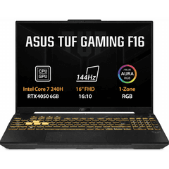 ASUS TUF F16 (2025) FX607VU with Intel Core 7 and Nvidia RTX 4050 - Black