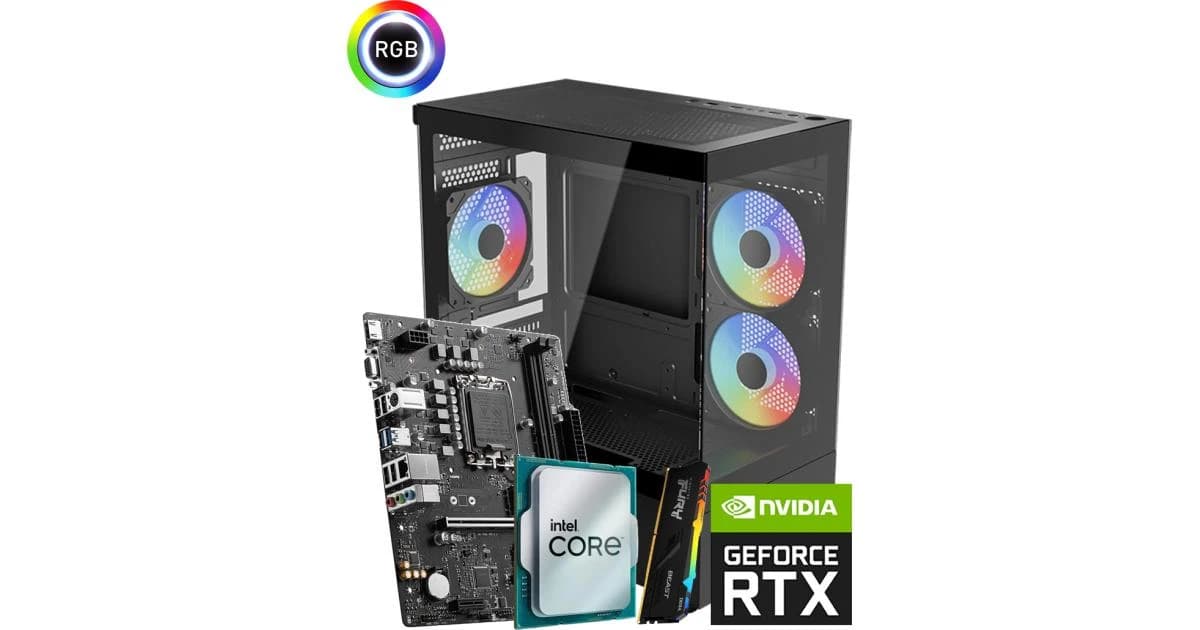 INTEL CORE i5 14400F, RTX 5060 Ti 8GB, 16GB RAM DDR4 - Custom Build