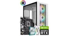 INTEL CORE i5 12400F // RTX 5060 8GB // 16GB RAM DDR4 - Black & White Budget Build