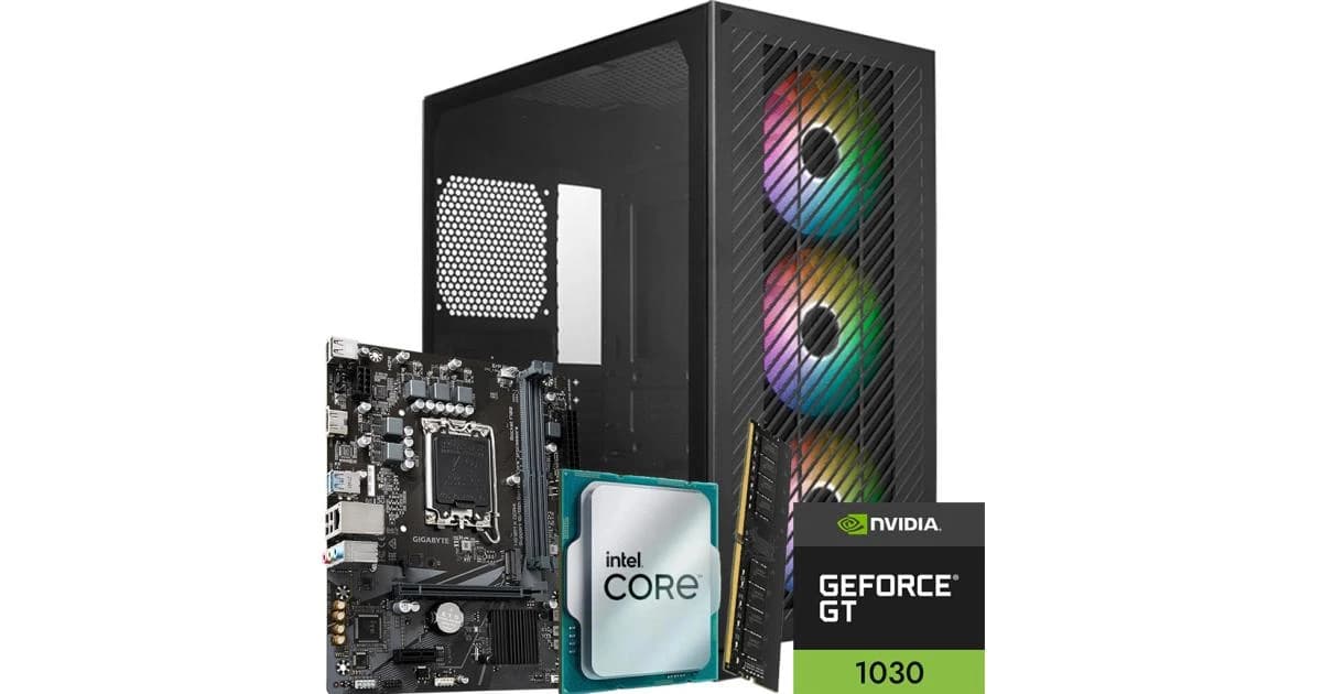 INTEL CORE I5 12400F // GT 1030 2GB // 8GB RAM - Low Budget Build