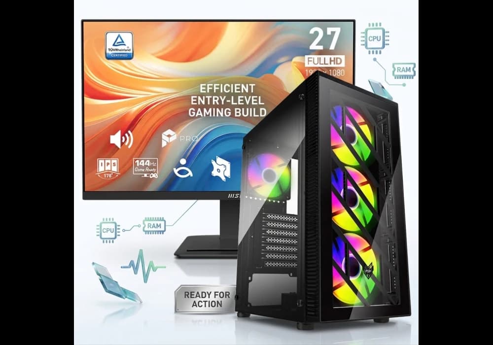 CompuMe DDR5 Gaming Bundle with Intel Core™ i5-14400F and RTX 5060