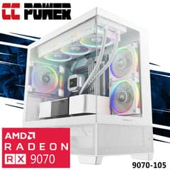 CC Power 9070-105 Gaming PC with 14th Gen Intel I5, AMD Radeon 9070, and Advanced Air Cooler