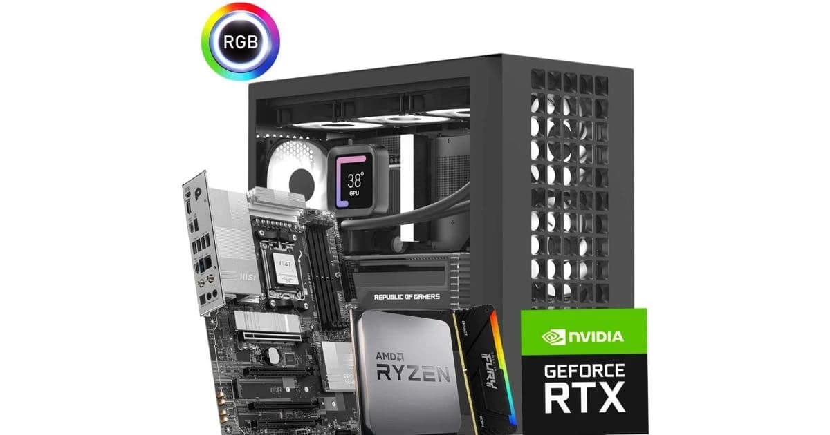 AMD RYZEN 5 9600X, 5060 TI 8GB, 16GB DDR5 RAM - Custom Build