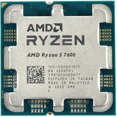 AMD Ryzen 5 7600 6-Core 3.8GHz (5.1 GHz Max Boost) 32MB Cache AM5 Desktop Processor