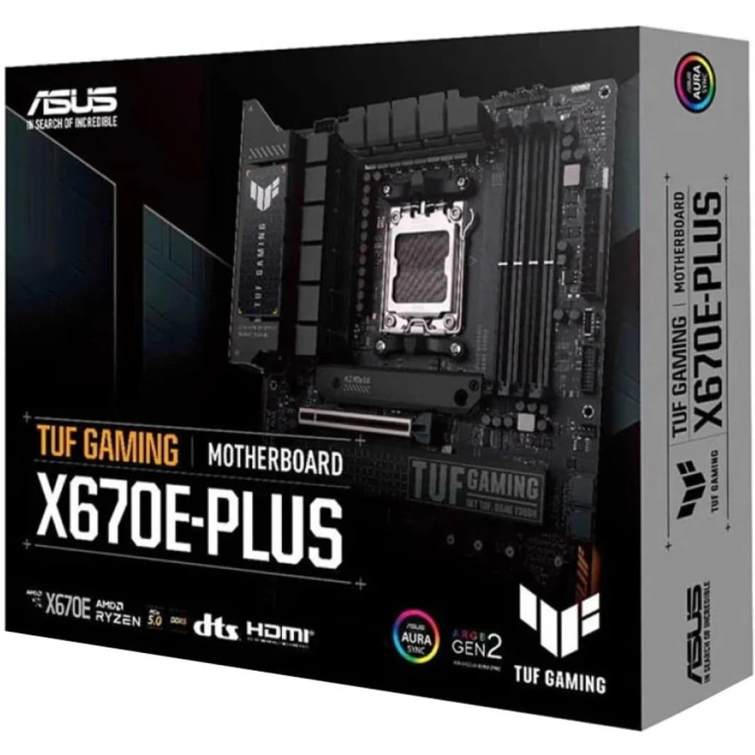 ASUS TUF Gaming X670E-PLUS DDR5 AM5 Ryzen 7000 PCIe 5.0 Motherboard