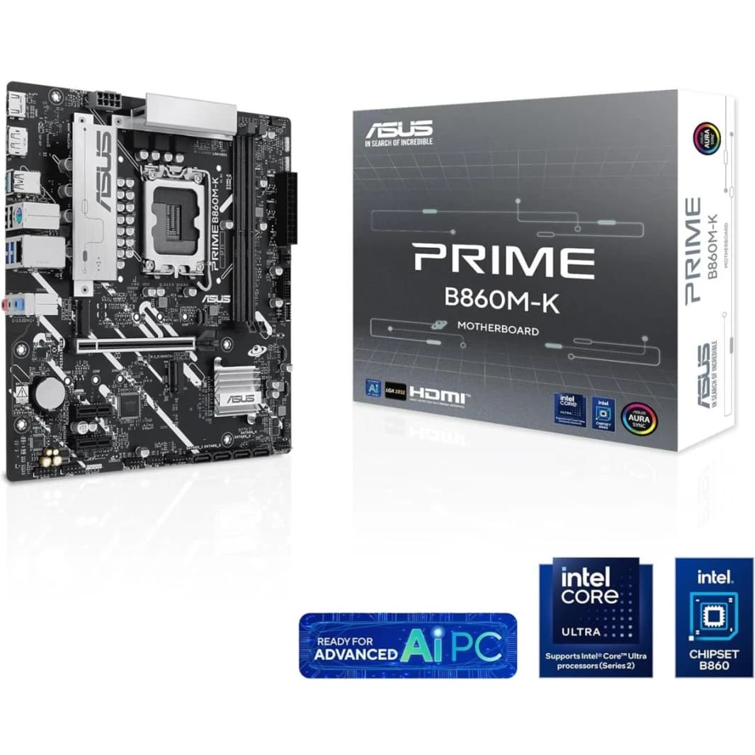 ASUS Prime B860M-K LGA 1851 Micro-ATX Motherboard