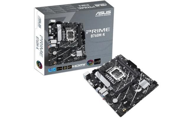 ASUS PRIME B760M-K DDR5 Intel 13th Gen Motherboard PCIe 4.0 2xM.2