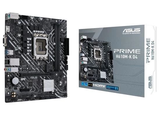 ASUS PRIME B760M-K DDR5 Intel 13th Gen Motherboard PCIe 4.0 2xM.2