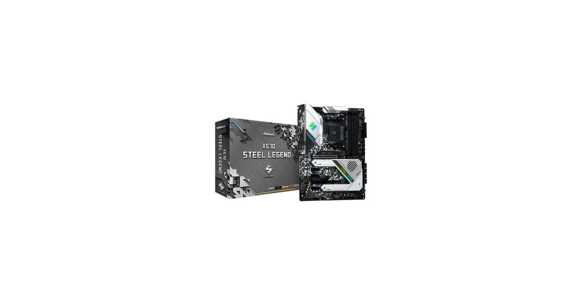 ASRock X570 Steel Legend ATX Motherboard - AM4 Socket