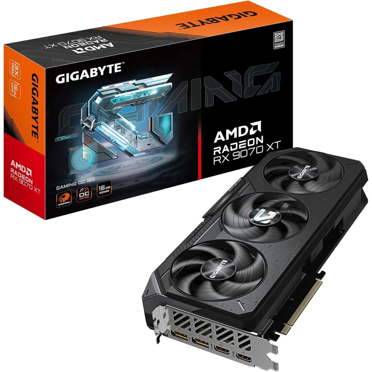 GIGABYTE Radeon RX 9070 XT GAMING OC Graphics Card, 16GB GDDR6