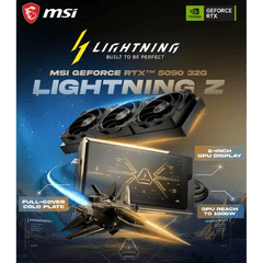 MSI GeForce RTX 5090 LIGHTNING Z Graphics Card, 32GB GDDR7, 2730 MHz Boost Clock