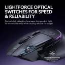 Logitech G502 X Plus Wireless Gaming Mouse, Lightspeed, HERO 25K, Black