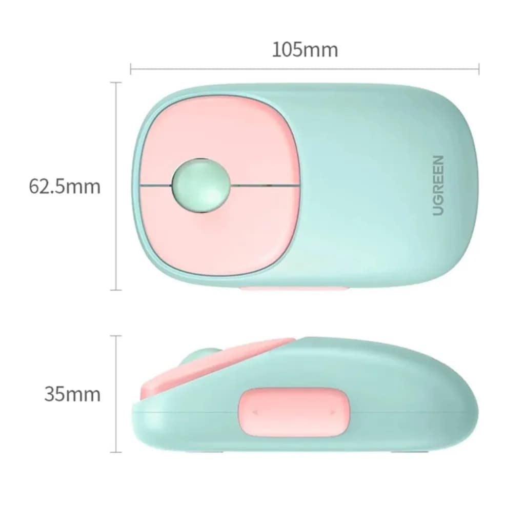 UGREEN MU102 90539 FUN+ Bluetooth Dual Mode Wireless Mouse